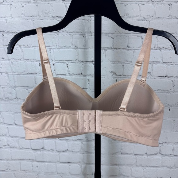 Wacoal Staying Power Wire Free Strapless T Shirt Bra Sand Size 36D - Picture 2 of 3